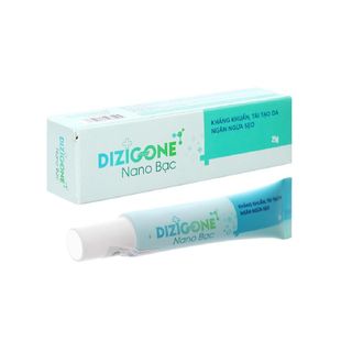 Kem nano bạc Dizigone 25g lành thương,giảm sẹo, lành da, thủy đậu, mụn, nấm tóc