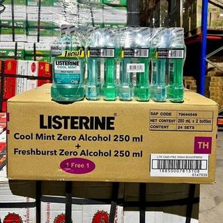 Nước Súc Miệng Kèm Listerine 250ml + 250ml giá sỉ