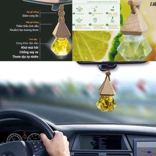 Tinh dầu hữu cơ treo xe hơi hương sả