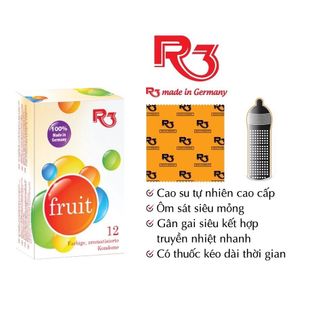 Bao cao su R3 ôm sát siêu mỏng