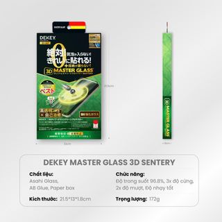 Cường lực 3D Sentery 2025 iPhone X- 16 Promax
