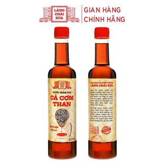 (Thùng 6 chai) Nước mắm nhỉ cá cơm than 525ml - Làng Chài Xưa