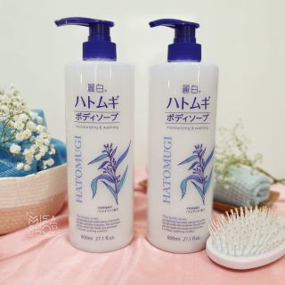 Sữa tắm Ý Dĩ Hatomugi 800ml