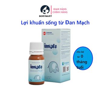 Men vi sinh IMIALE Bifidobacterium BB12 8ml từ Đan Mạch - Cải thiện tiêu hóa, biếng ăn, tăng đề kháng cho bé
