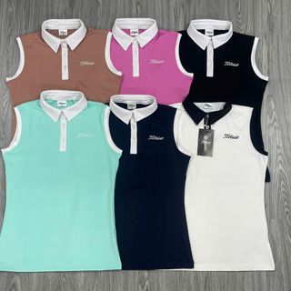 Sát nách có cổ nữ titleist Size m l xl xxl Ri 2222 Tách nửa ri được