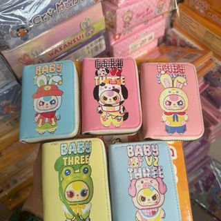 Ví Ngắn Nhiều Ngăn Hình Baby Three