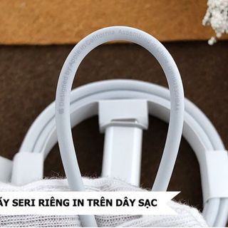 Cáp sạc nhanh 20W chân TypeC-Lightning hộp Siu Xanh