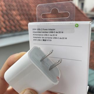Củ sạc nhanh 20W Chân Dẹp Zin New có chống nổ hộp Siu Xanh