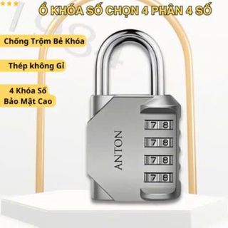 Ổ KHÓA 4 SỐ ANTON 40MM MẬT KHẨU AN TOÀN