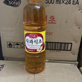 Giấm táo Singsong 500ml*24 chai