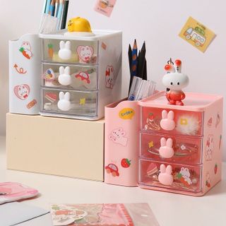 Kệ Để Bàn Hình Thỏ 3 Tầng