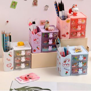 Kệ Để Bàn Hình Thỏ 3 Tầng