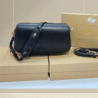 Túi đeo vai da trơn kèm dây đeo chéo fullbox sang trọng-f624