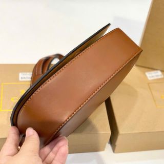 Túi đeo vai da trơn kèm dây đeo chéo fullbox sang trọng-f624