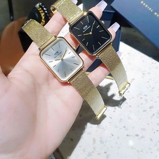 SALE ĐỒNG HỒ NAM THỜI TRANG DANIEL W LƯỚI MẶT CHỮ NHẬT