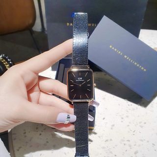 SALE ĐỒNG HỒ NAM THỜI TRANG DANIEL W LƯỚI MẶT CHỮ NHẬT