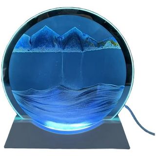 Tranh cát chảy chuyển động 3D kết hợp đèn LED sáng tạo- Decor đèn trang trí nhiều công dụng, trang trí nhà cửa văn phòng