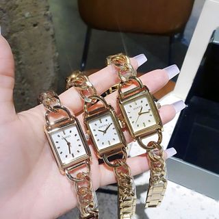ĐỒNG HỒ NỮ THỜI TRANG GUZCI MẶT CHỮ NHẬT DÂY LẮC
