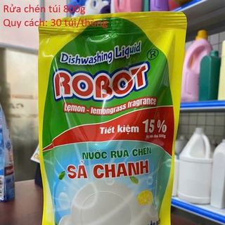 Nước Rủa Chén Robot Túi 800gr (Thùng 30 Túi)