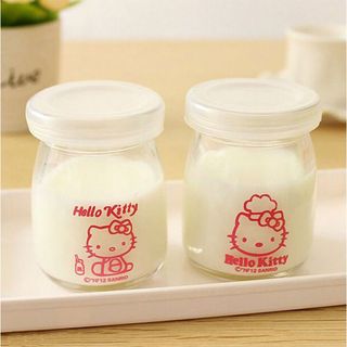 BỘ 12 HỦ THỦY TINH SỮA CHUA 100ML HỌA TIẾT