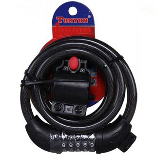 Ổ KHÓA XE ĐẠP XE MÁY 5 SỐ DÂY DÀI 1M2