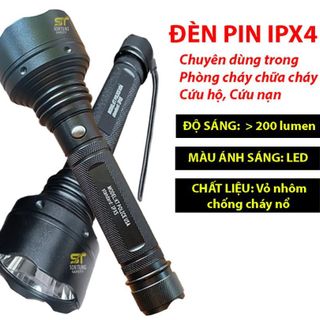 ĐÈN PIN CHUYÊN DỤNG SIÊU SÁNG IPX4 CHỐNG NƯỚC