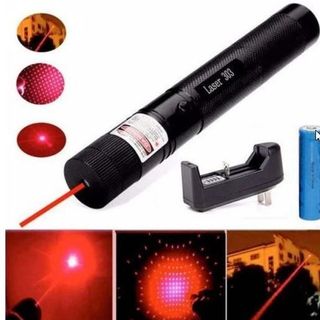 ĐÈN PIN LASER 303 TIA ĐỎ FULL BOX