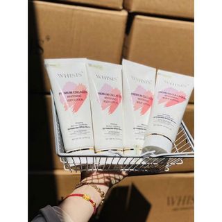 Kem Dưỡng Thể Trắng Da Chống Nắng WHISIS-Premium Collagen Whitening Body Lotion 200ml