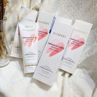 Kem Dưỡng Thể Trắng Da Chống Nắng WHISIS-Premium Collagen Whitening Body Lotion 200ml
