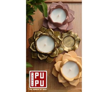 Nến thơm Hoa Sen PuPucandle - Vẽ đẹp của sự thuần khiết
