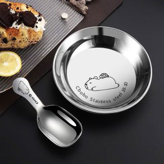 SET THÌA KHAY INOX CAPY BARA CHỐNG NÓNG KÈM KÌA