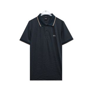 Áo thun polo nam.  Chất vải sọc dệt tuyến tính tạo hoạ tiết nổi bật. Vải co giãn 4 chiều cao cấp, ko nhăn, mềm, mướt, mặc mát,  thấm hút mồ hôi cực tốt.