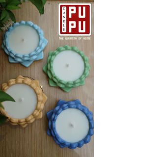Nến thơm Đài Sen PuPucandle - Vẽ đẹp của sự thuần khiết