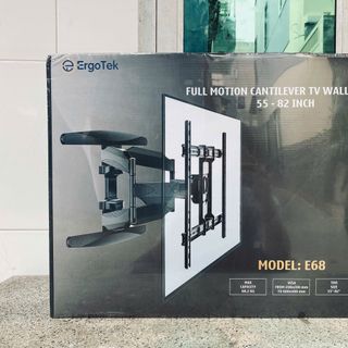 Giá treo tivi XOAY đa năng siêu mỏng ErgoTek E68/E87 ( 55" - 82" ) - Tải trọng 68.2kg