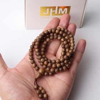 Vòng tay tràng trầm hương JHM chuỗi tràng 108 hạt mang lại may mắn cho người đeo Phụ Kiện Voi