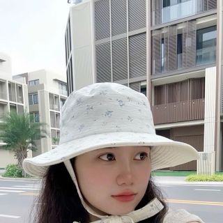 Mũ bucket, nón bucket rộng vành HOA NHI , dây nơ Phong Cách Hàn Quốc Form Unisex phù hợp đi chơi, dạo phố, du lịch nè