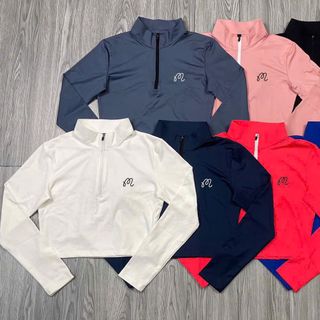 Croptop cổ trụ dài tay Size m l xl xxl Ri 2222 Tách nửa ri được