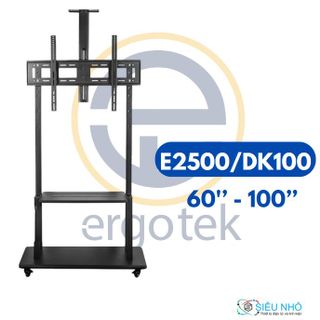 Khung treo tivi DI ĐỘNG E2500 (Hay DK100) dùng cho tivi từ 60"-100" | Tải trọng tối đa 80kg | Qui Cách: 170x63x9cm - 28kg)