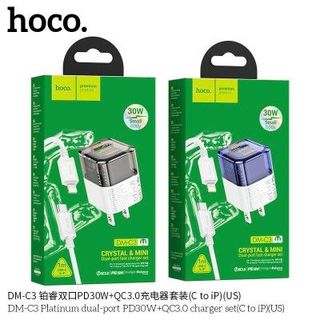Bộ sạc 30W HOCO DMC3 typec ra iphone giá sỉ