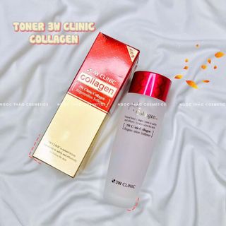 Nước Hoa Hồng 3WClinic Collagen ngăn ngừa lão hoá,trẻ hoá làn da- 150ml