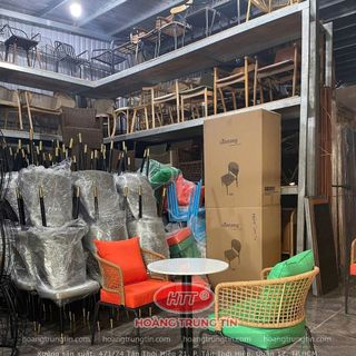 Ghế cafe nhựa giả mây cao cấp