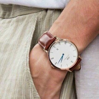 ĐỒNG HỒ NAM NỮ CAO CẤP DANIEL W DAPPER DÂY DA FULLBOX TEM