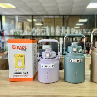 BÌNH GIỮ NHIỆT INOX 304 1500ML BAOL Y17