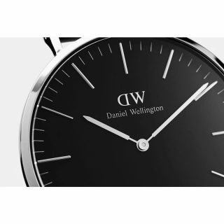 ĐỒNG HỒ NAM NỮ CAO CẤP DANIEL W BLACK CLASSIC DÂY DA FULLBOX TEM