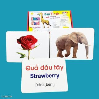 BỘ THẺ HỌC THÔNG MINH SONG NGỮ KHÁM PHÁ THẾ GIỚI XUNG QUANH LOẠI THẺ TO 12X16CM 88274 - LADY'S PASSION