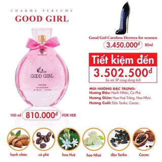 Nước hoa Charme good girl 100ml