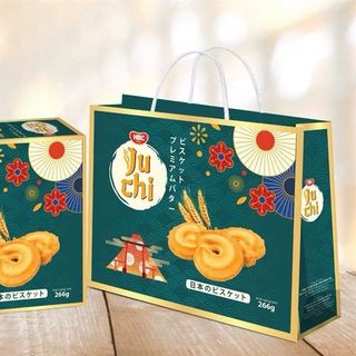 Bánh Quy Sữa Yến Mạch Date T11/2025 Màu Xanh (Thùng 10 Hộp x 300gr)