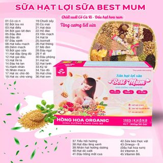 Sữa Hạt Lợi Sữa Beétmum (900g/36 gói)