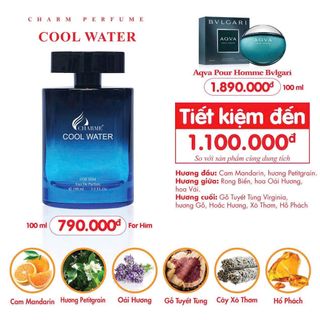 Nước hoa Charme cool water