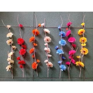 Lẻ 1 Nhánh Đào Râu Dài 45cm , Trang Trí Tết , Trang Trí Oản , Tháp Bánh , Nước Ngọt